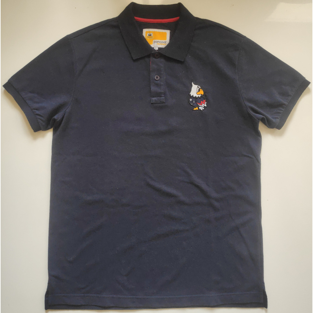 PANCOAT Polo Shirt Pop Eagle Navy Kaos Kerah Kaos Polo Original