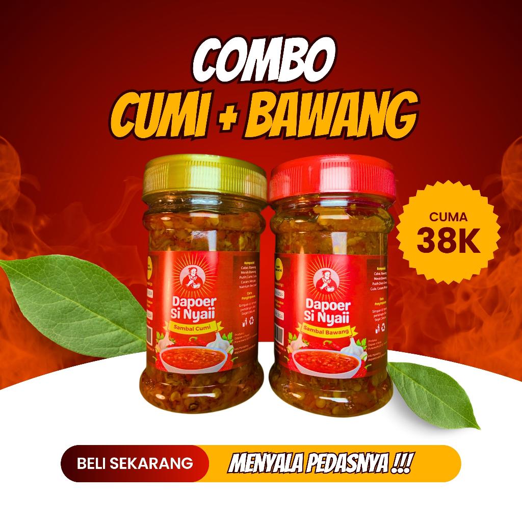 

Paket Combo Sambal Cumi dan Bawang Dapoer si Nyaii - 130gr