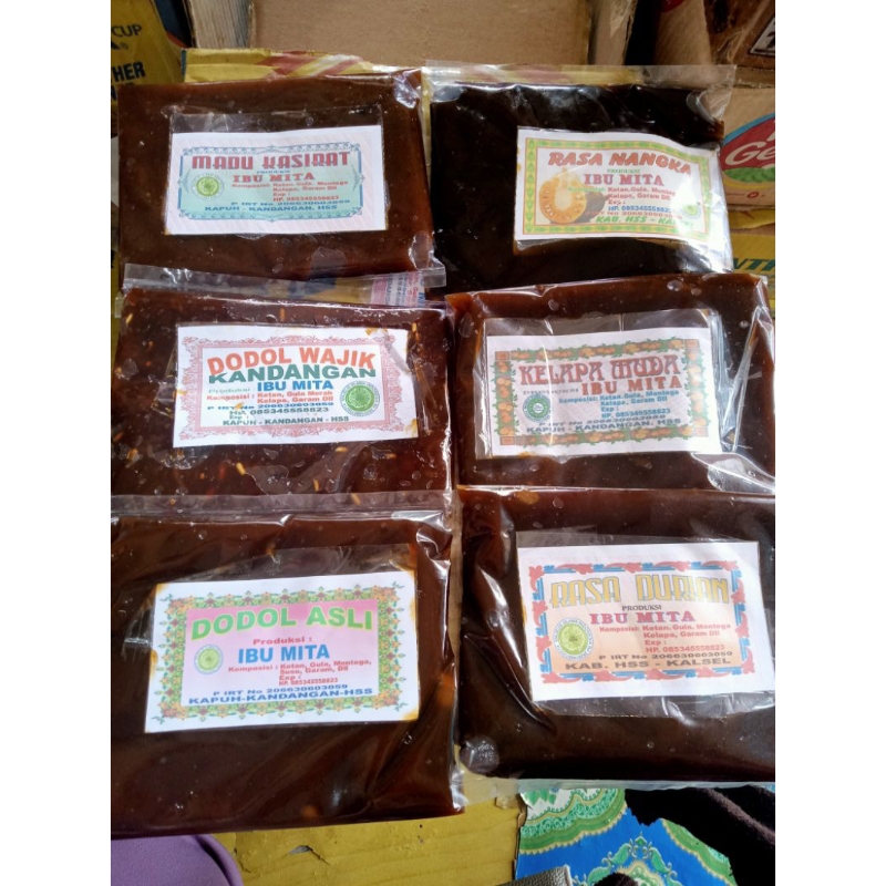 

Dodol Asli Kandangan (250gr)"IBU MITA