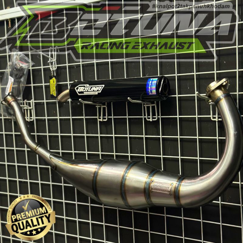 KNALPOT NINJA R RR SS ORIGINAL BOTUNA RACING TYPE C LANDAI COATING POWDER