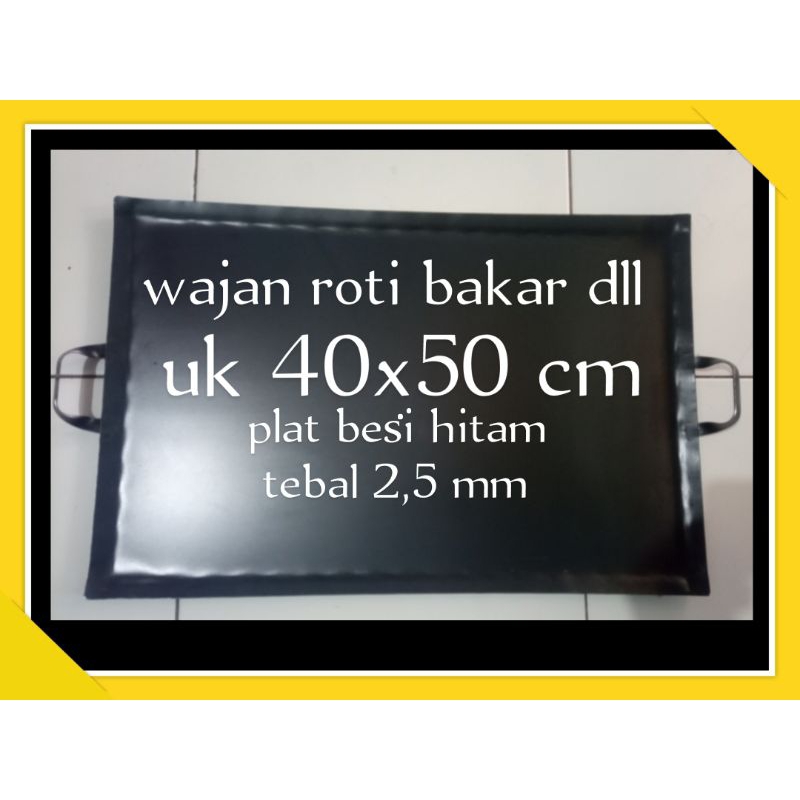 Wajan Roti Bakar pan teflon kuali Pembakaran Penggorengan Pemanggangan plat Baja Anti Lengket Martab