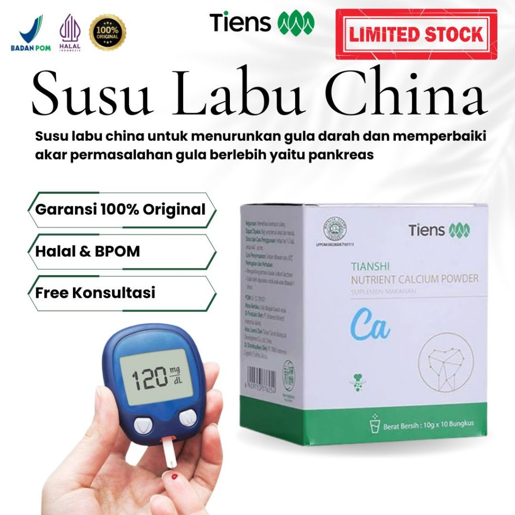

OBAT CHINA DIABETES - Susu Labu Diabetes NUTRIENT CALSIUM POWDER - Susu untuk Mengobati Diabetes