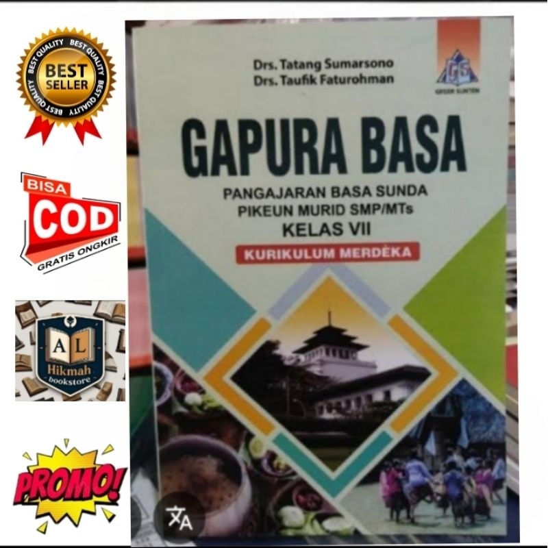 buku Gapura Basa: Pangajaran basa Sunda Kelas VII kurikulum merdeka