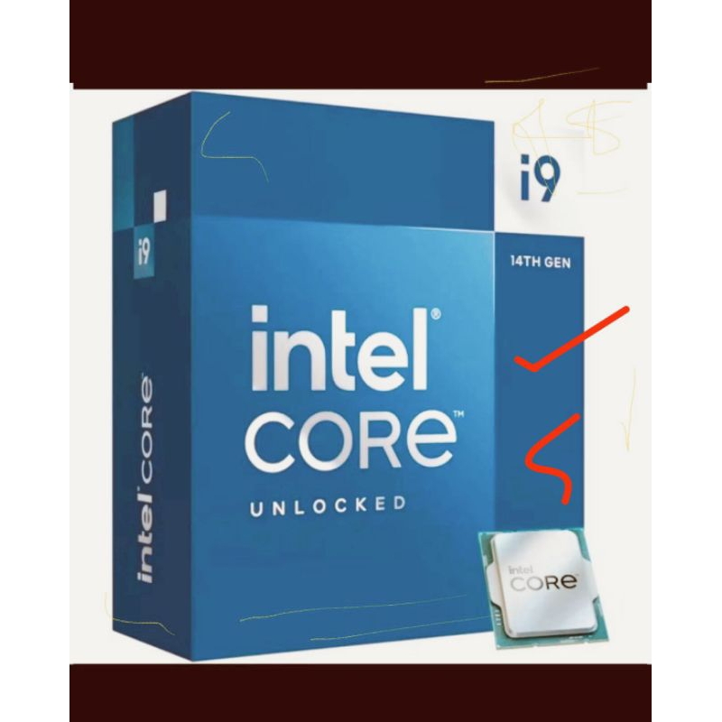prosesor Intel core i9 14900 kg LGA 1700 Intel gel 14