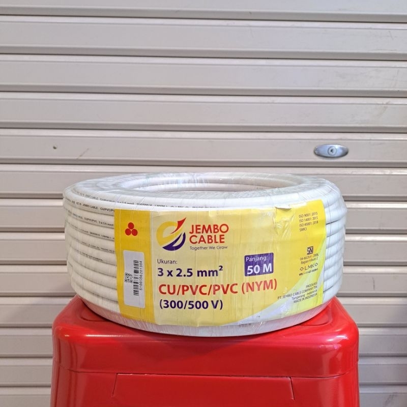 Kabel Jembo 3 x 2.5 NYM (1 Roll 50 Meter)
