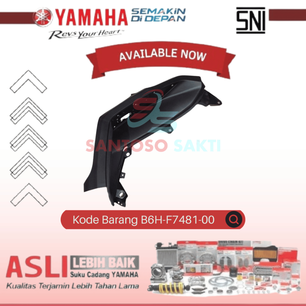 Footrest Pijakan Kaki Kiri Nmax ORIGINAL YAMAHA B6H-F7481-00