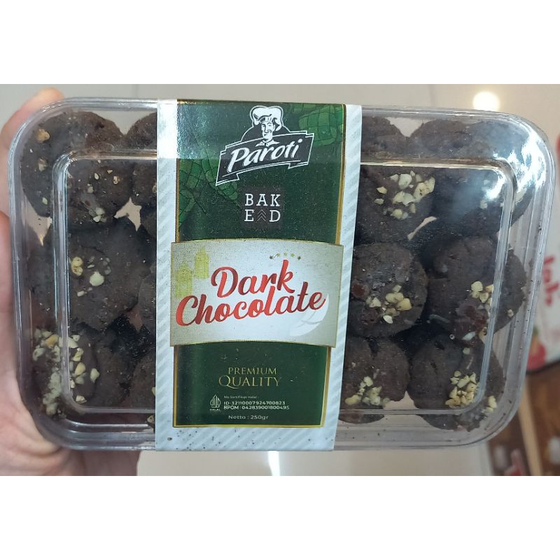 

Paroti Dark Chocolate Kue kering Coklat 250gr Paroti Kue Nastar 250gr