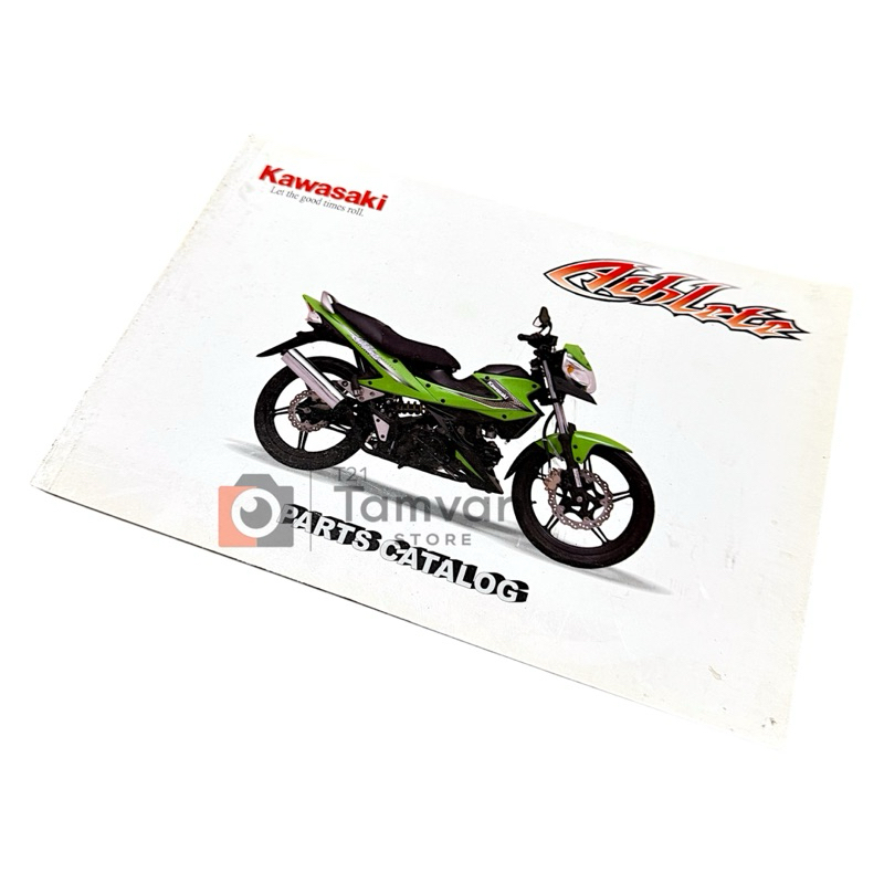 ORIGINAL KAWASAKI BUKU PANDUAN PART KATALOG ATHLETE 125 2008