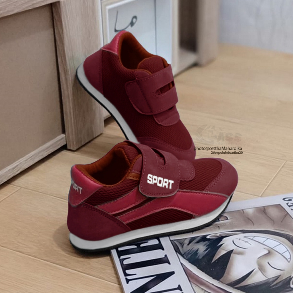 SEPATU ANAK SEKOLAH CEWEK DAN COWOK SENAEKER SEPORT UNTUK USIA 2 SAMPE 9 TAHUN