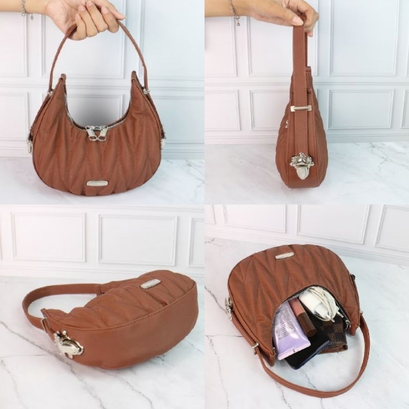 Promo bags - Tas wanita terbaru 2025 kekinian viral / Top handle bag ( hobo bordir miu2 )