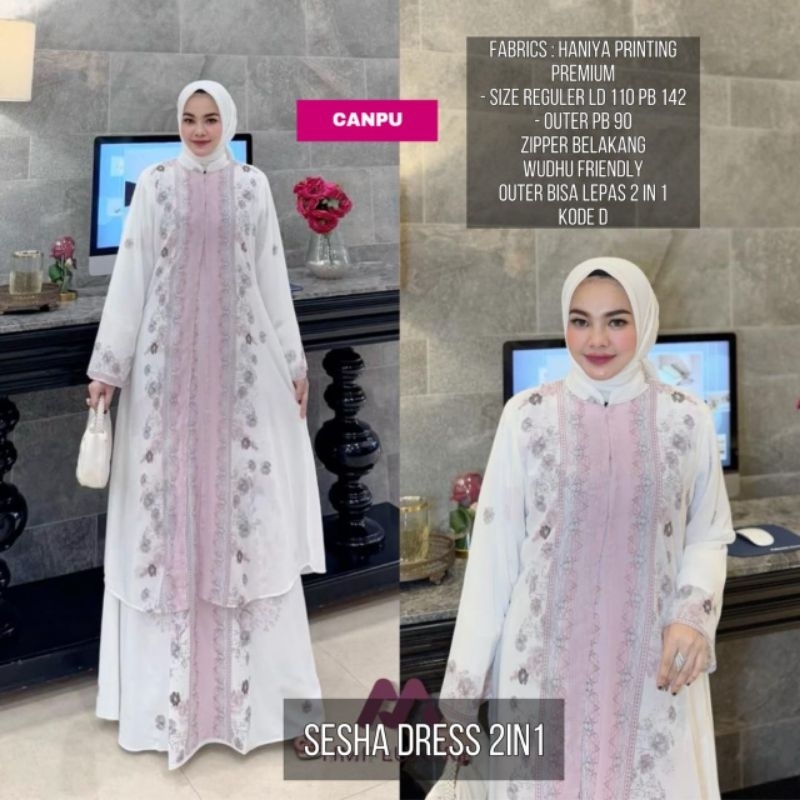 Sesha dress 2in1/Dress wanita