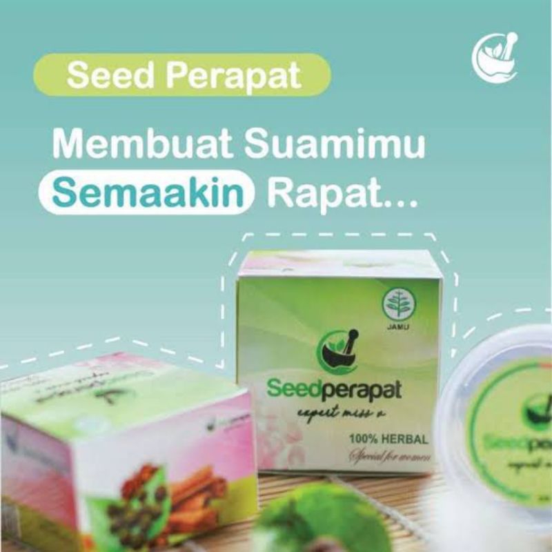 SEED PERAPAT Obat Keputihan Bau Gatal Abnormal Pembersih Kesehatan Kewanitaan