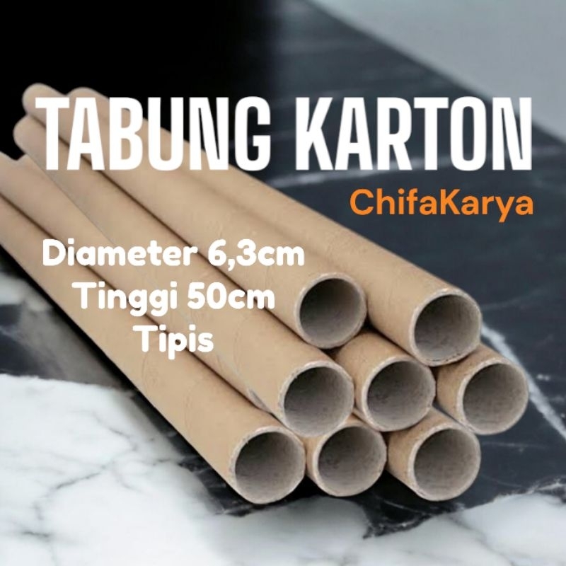 

Tabung kertas tipis. Selongsong karton