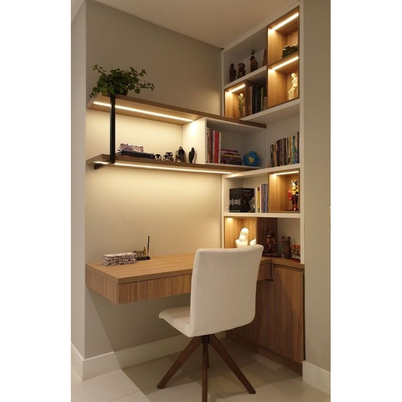 Meja belajar set aesthetic || meja belajar minimalis single kursi