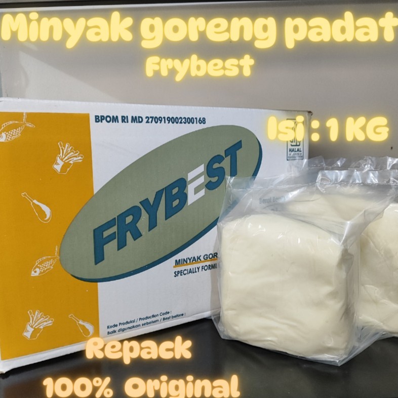

frybest minyak goreng padat repack 1 kg original