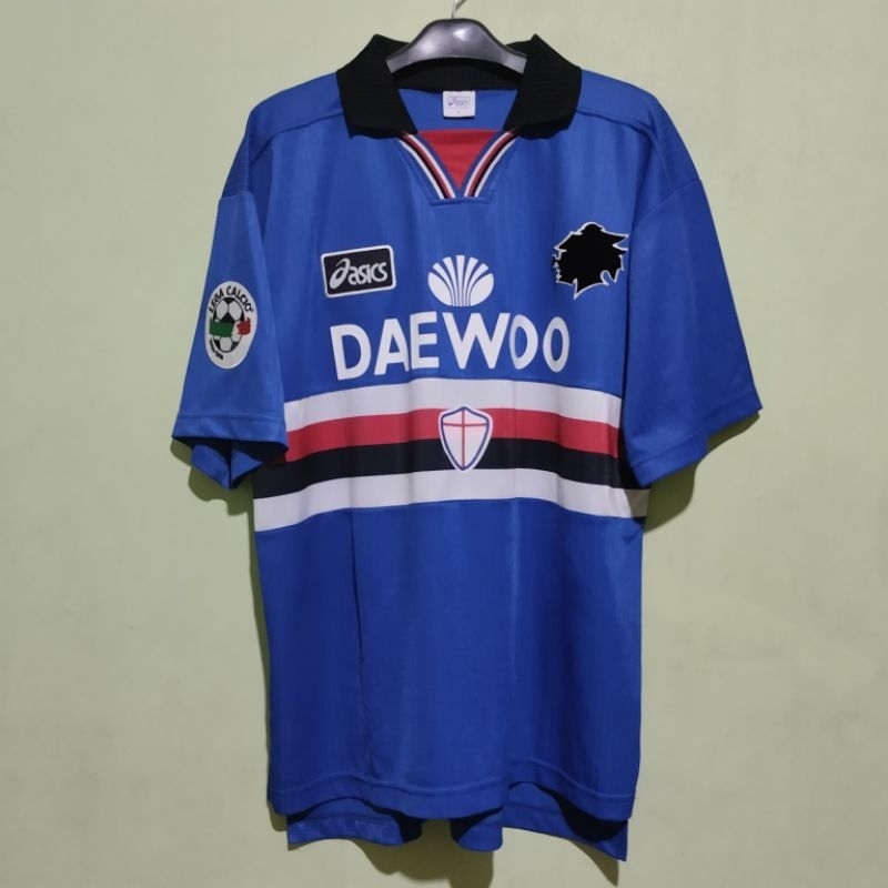 Jersey Bola Original Template Sampdoria Home 1996 Montella