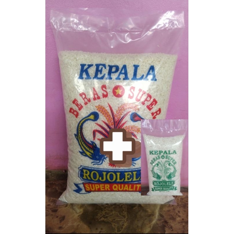 

PAKET BERAS ROJO LELE 5KG+ROJO LELE 1KG