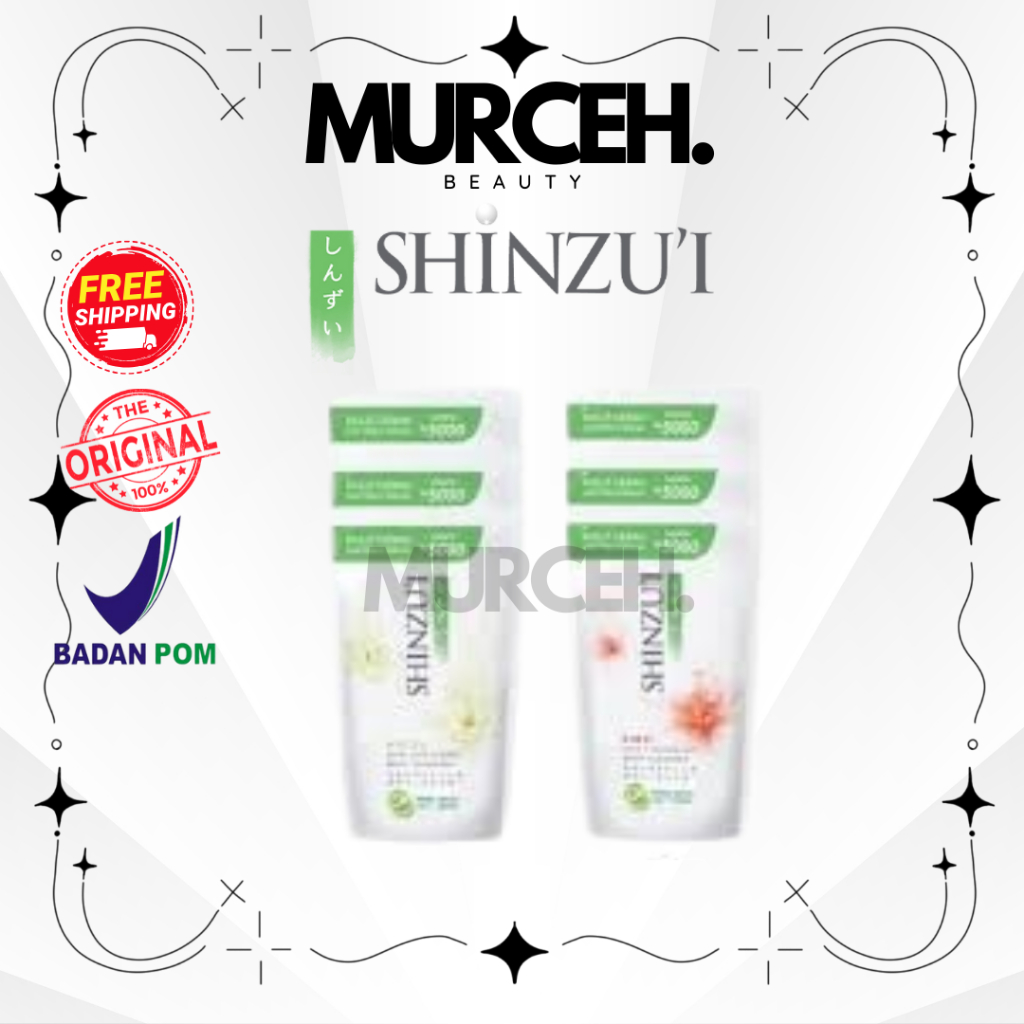 MURCEH [ISI 3PCS] SHINZUI - BODY WASH REFFIL MINI 85GR  body wash shinzui sabun mandi cair travel si