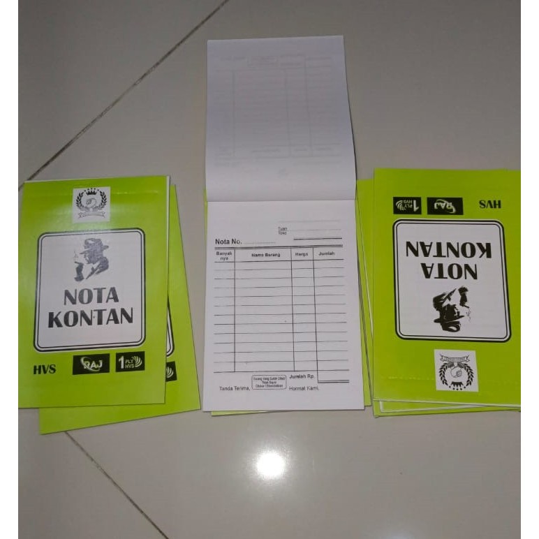 

Nota Kontan 1 Ply HVS Isi 40 Lembar Uk.16x10 Cm