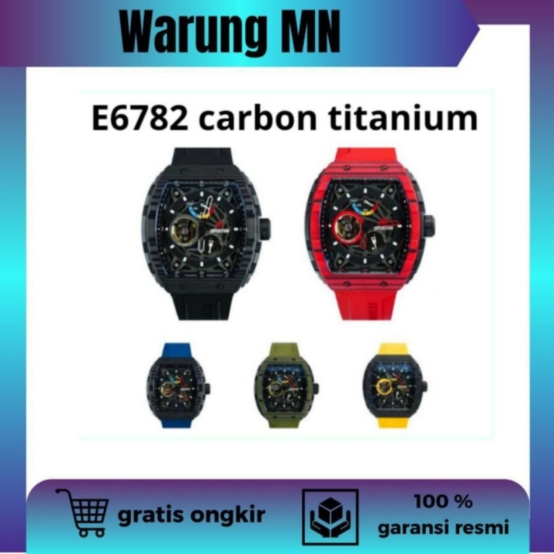jam tangan E6782 Carbon Titanium Bekas