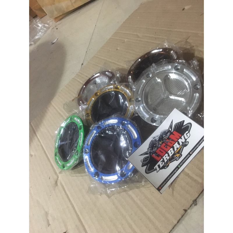 type Tutup cover tangki ninja 250 fi karbu fuel cap cnc