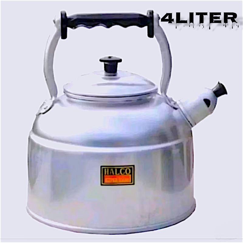 Halco Wadah Air 4 Liter | teko bunyi halco | ceret 22 4liter teko bunyi alumunium