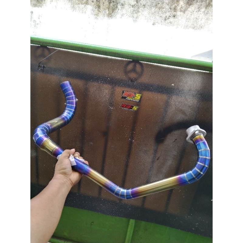 Leher Knalpot Vixion Old/new Kidal Kobra Blue