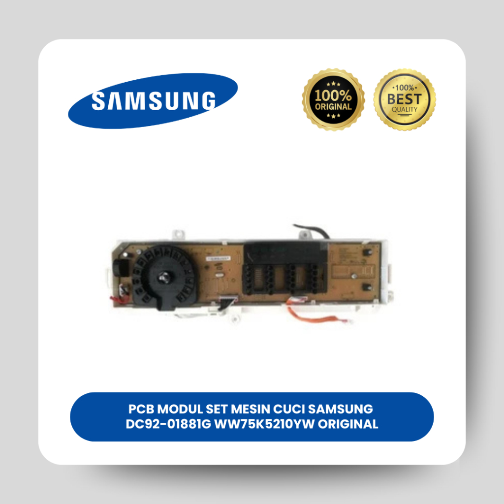 PCB MODUL SET MESIN CUCI SAMSUNG DC92-01881G WW75K5210YW ORIGINAL