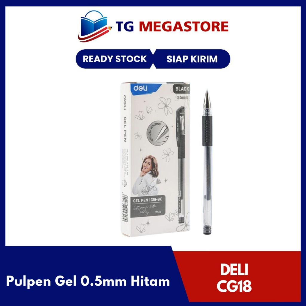 

Deli Pulpen Gel / Gel Pen 0.5mm [ Edisi AGNEZ MO ] Hitam - CG18-BK