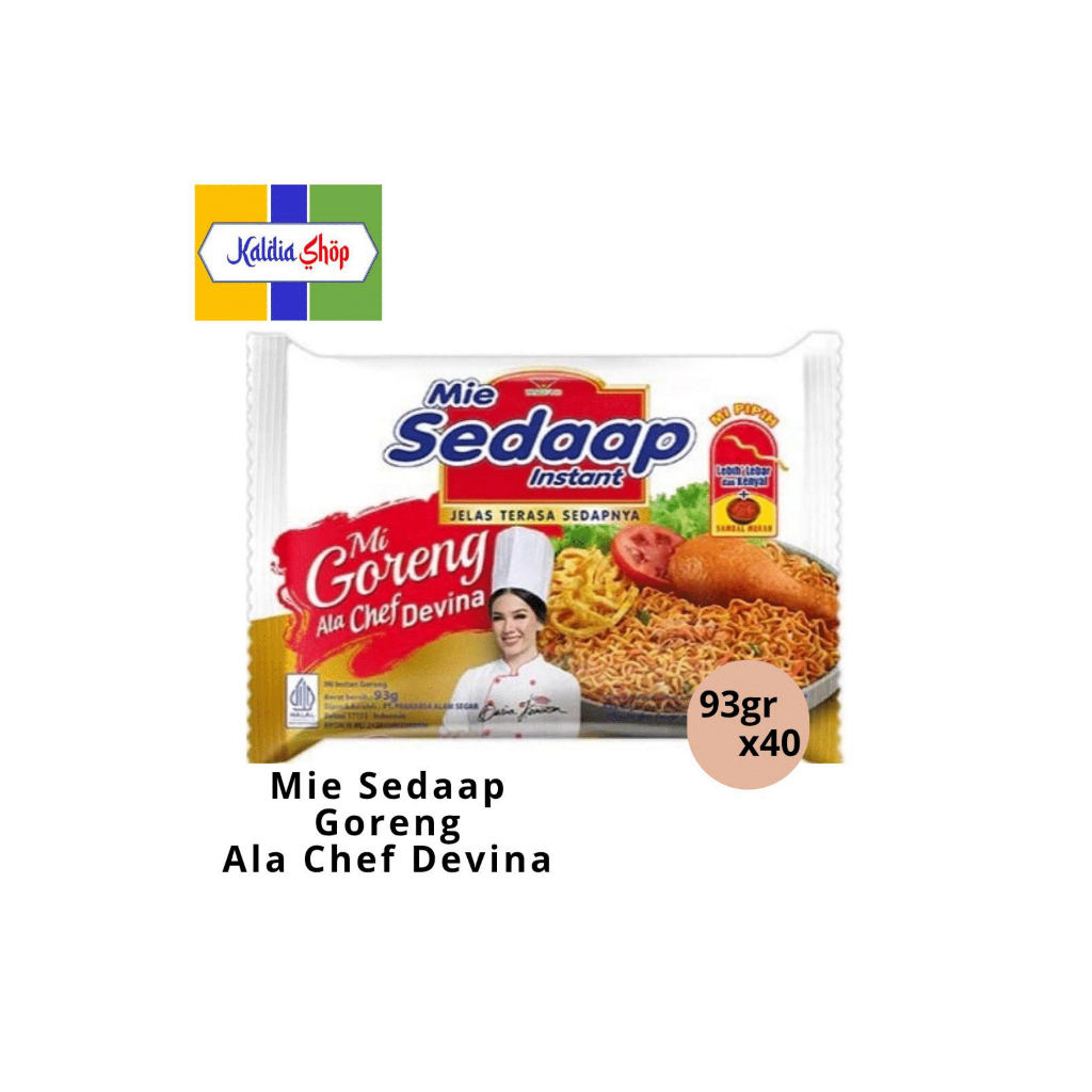 

Mie Sedaap Goreng Instan Chef Devina 1 Dus