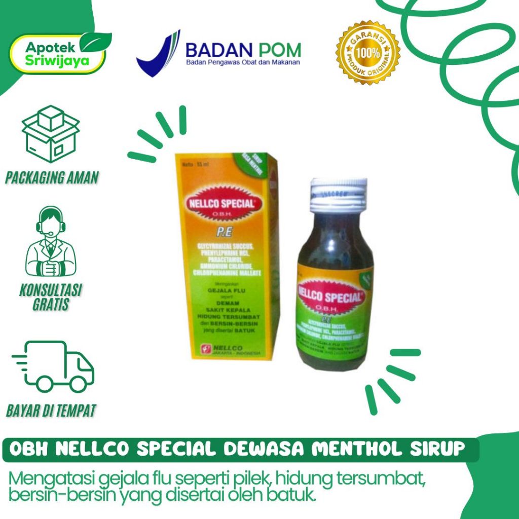 OBH Nellco Special Obh Dewasa Menthol Sirup P.E.