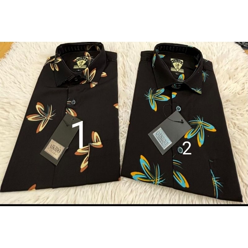 Aikido Kemeja pria lengan pendek