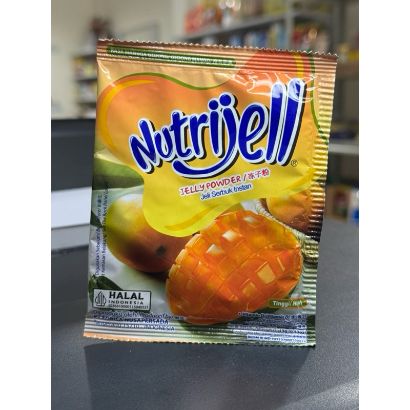 

Nutrijell Jelly powder gedong mango / jeli rasa mangga gedong 15gr