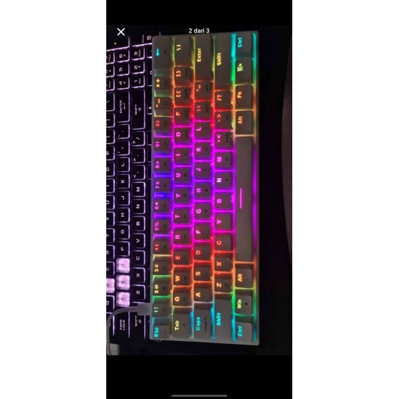 keyboard fantech maxfit 61 akko switch