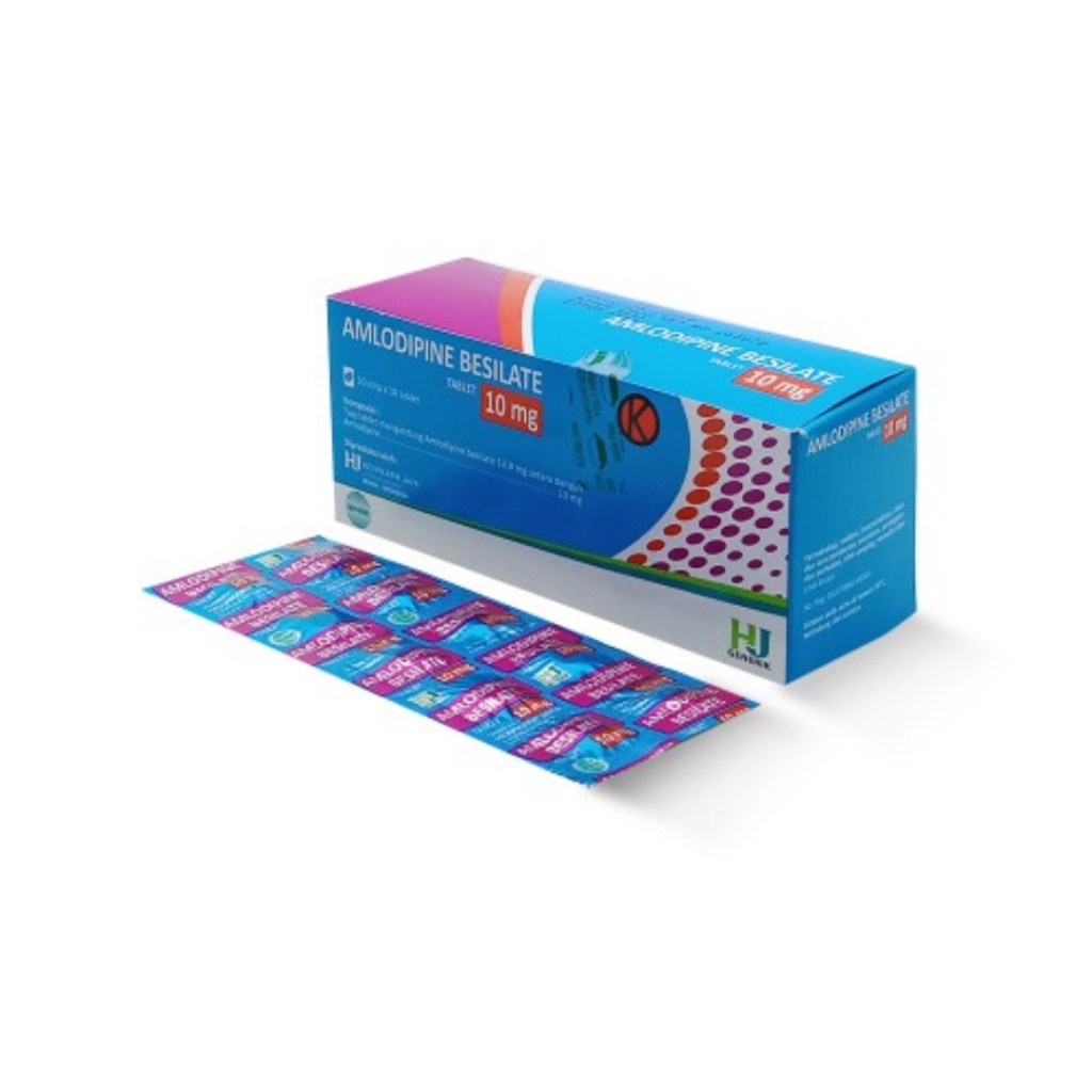 AMLODIPINE 10 MG 1 STRIP 10 TABLET (GEN-HJ)