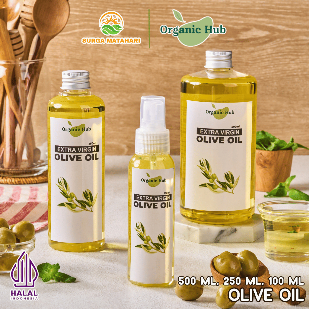 

Organic Hub Minyak Zaitun Extra Virgin Olive Oil Organic Premium Murni Asli 100% EVOO