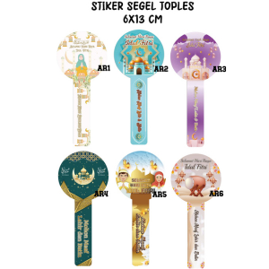 

STIKER SEGEL TOPLES 6X13CM