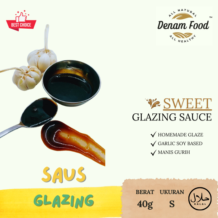 

Saus Glazing Homemade - Gurih Manis, ukuran (40 gr, 80 gr, 120 gr) NO PENGAWET