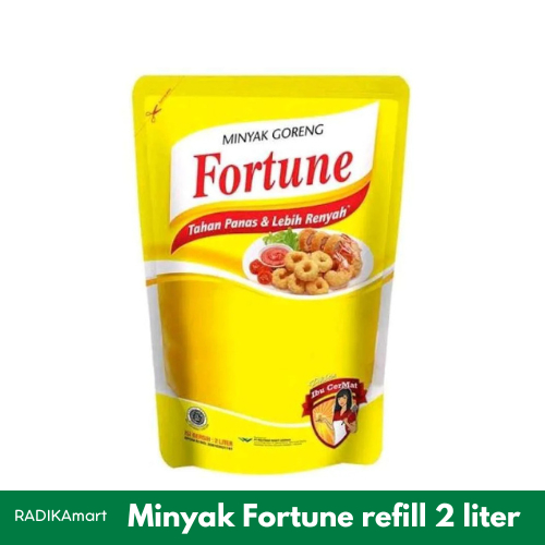 

Minyak Goreng Fortune Kemasan refill 2 liter