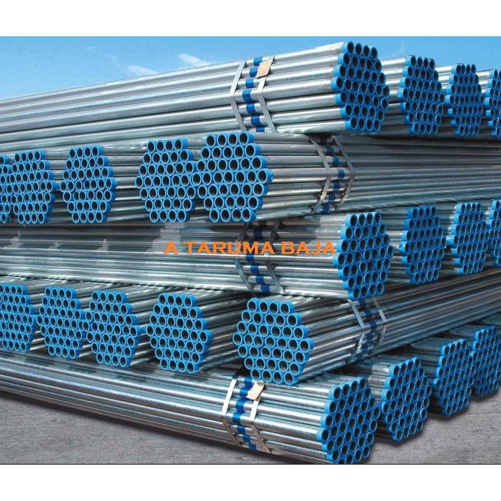 Pipa Galvanis 1 inch x 1.4mm, Kirim Kurir Shopee, Potongan Panjang 1m, 1.5m, 2m, 3m
