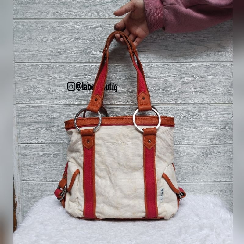 Armani Jeans Tas Wanita Canvas Preloved PL