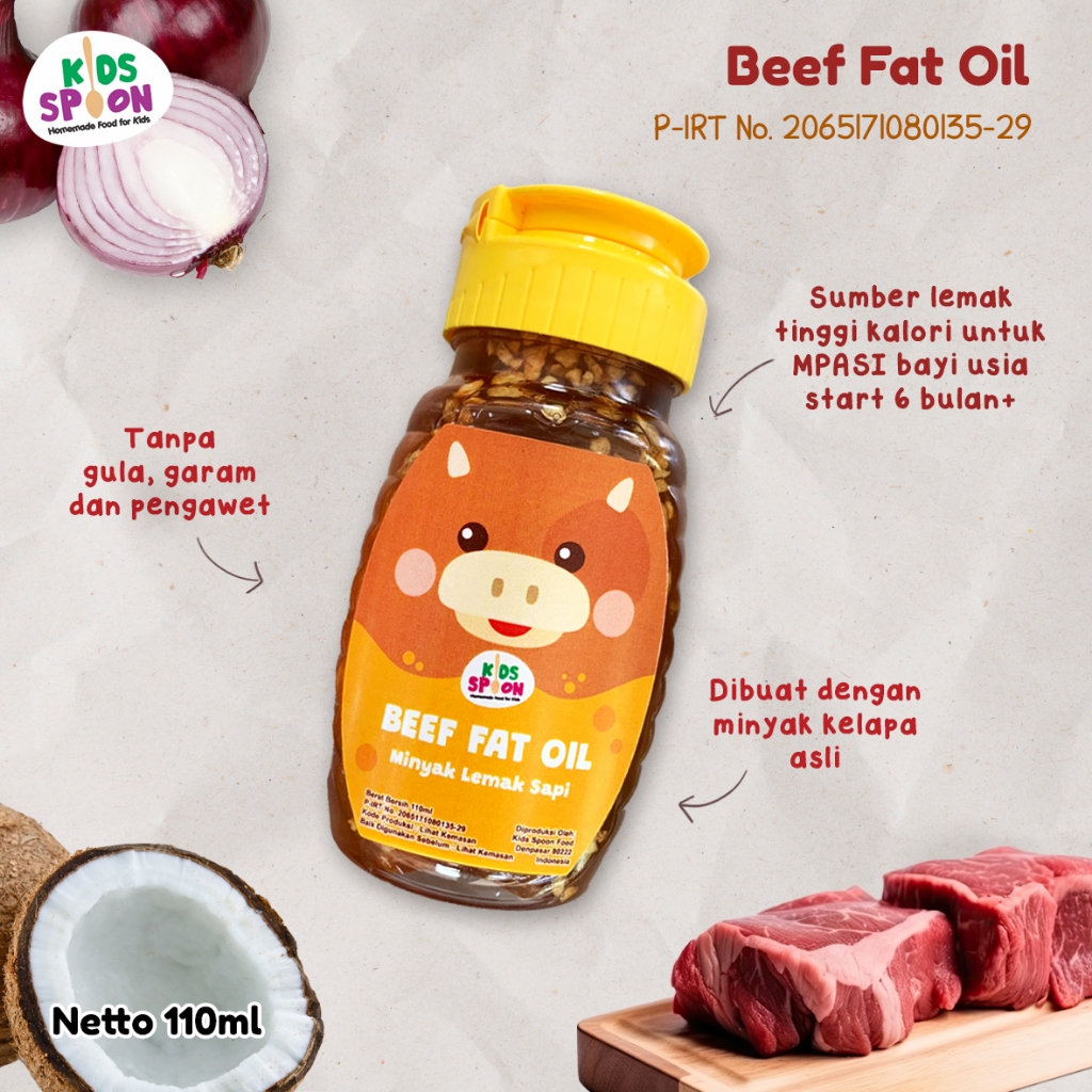 

Kids Spoon Beef Fat Oil 110ml (Minyak Lemak Sapi)