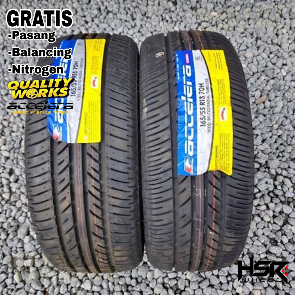 BAN MOBIL RING 13 UKURAN 165 55 R13 ACCELERA GAMMA, BAN MURAH SURABAYA