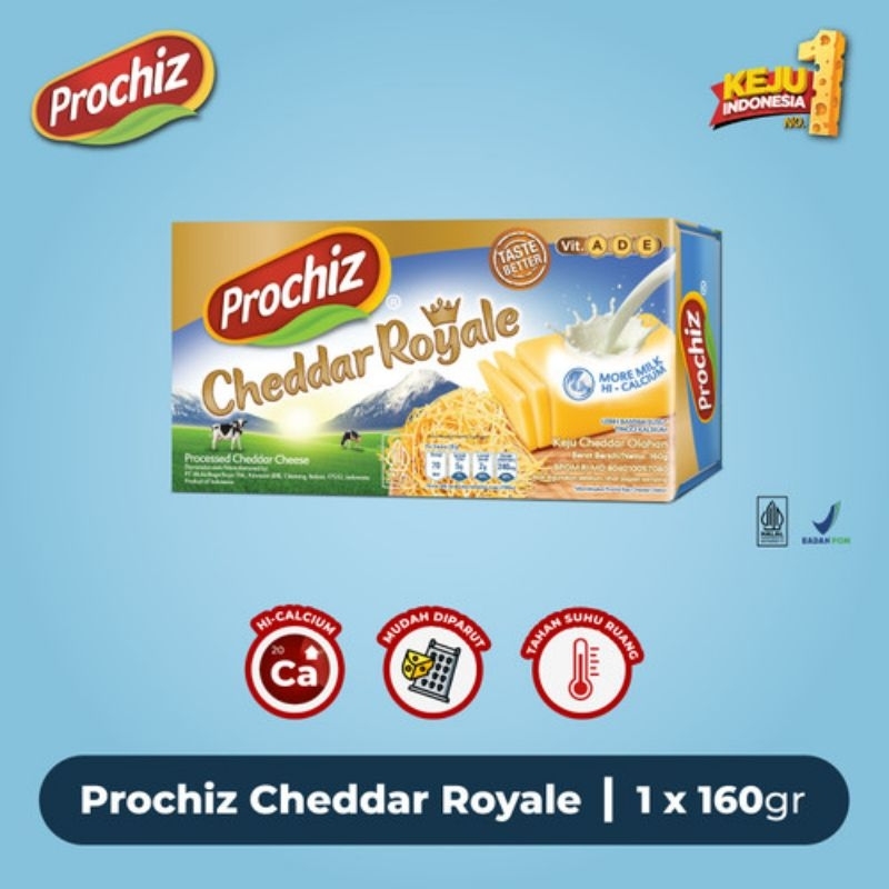 

Keju Prochiz Cheddar Royale 160 gr