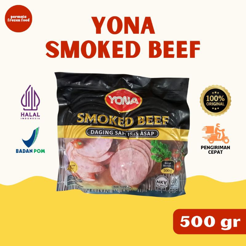 

YONA Smoked Beef Daging Sapi Iris Asap 500 gr