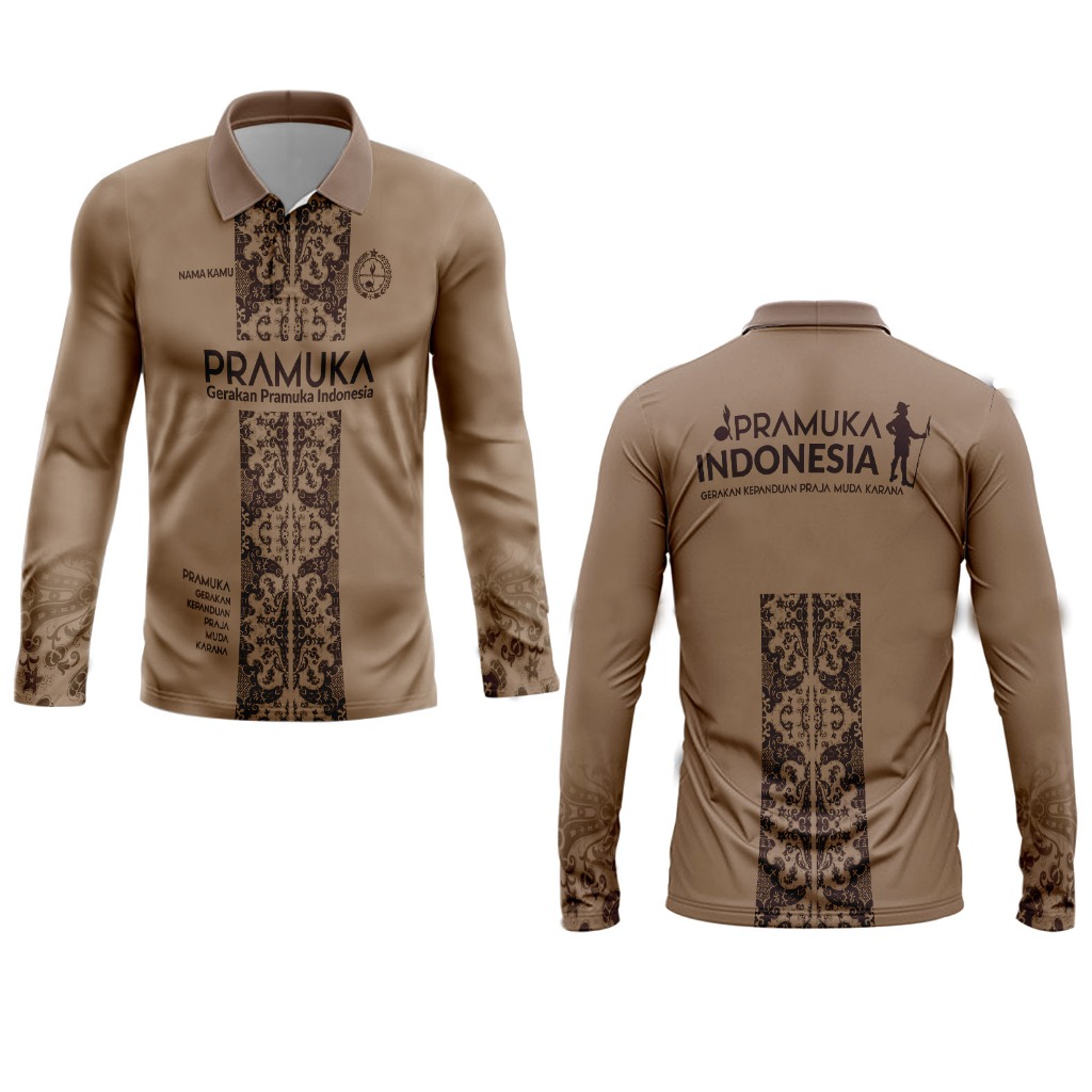 baju pramuka pembina guru indonesia scout movement kaos guru olahraga /pramuka fullprinting /SERAGAM
