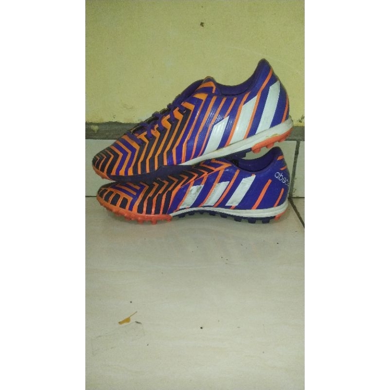 Sepatu Futsal Original 44 Adidas Predator Absolion Instinct TF Solar Red/White/Night Flash