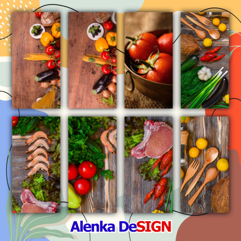 15 x 30 | Hiasan dinding, Pajangan, Dekorasi Rumah Dapur Kamar, Hiasan Modern, Tema Buah dan sayur