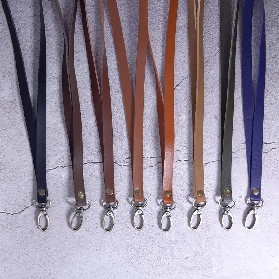 

Tali Lanyard ID CARD, Tali Tas, Aksesoris Faux Leather Bahan Premium