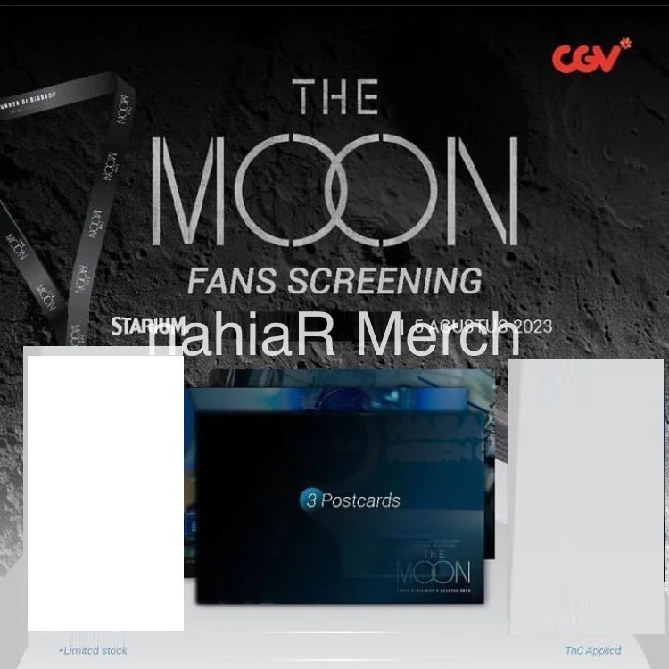 

The Moon x CGV Official Fans Screening Postcard Set